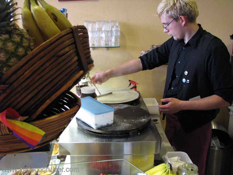 103: Carnival Splendor, Baltic Cruise, Berlin, Crepe Making