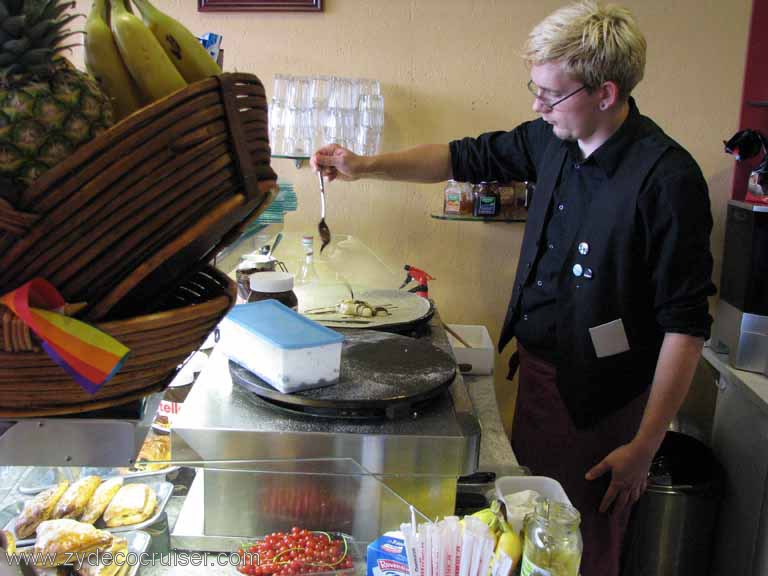 104: Carnival Splendor, Baltic Cruise, Berlin, Crepe Making