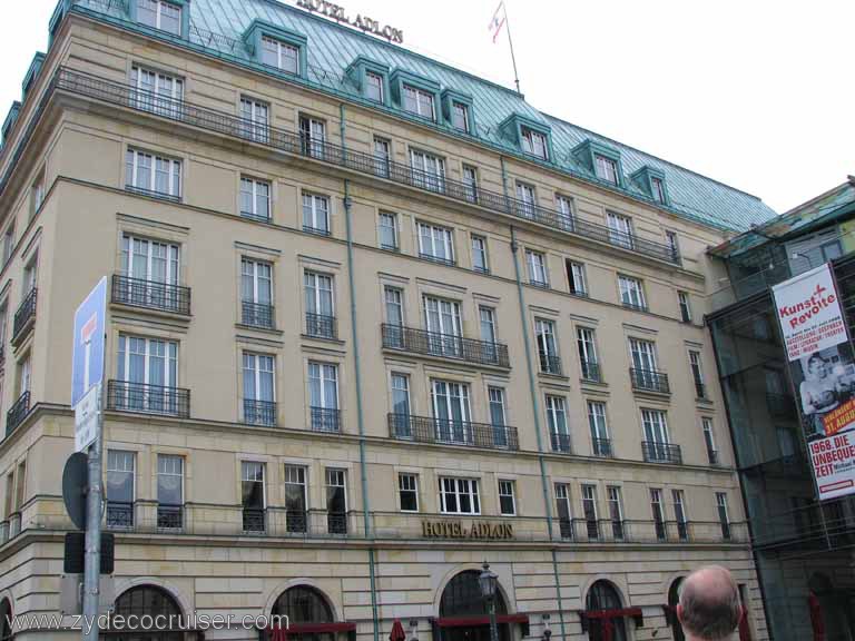 124: Carnival Splendor, Baltic Cruise, Berlin, Hotel Adlon