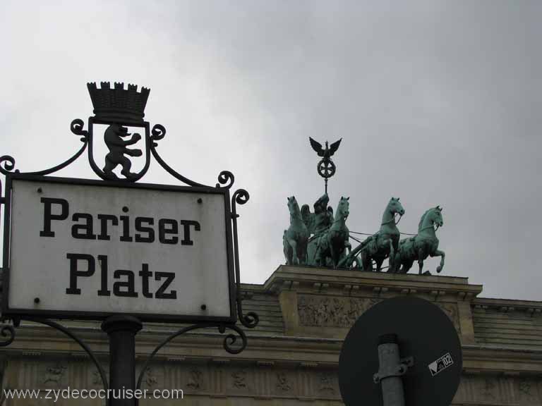 128: Carnival Splendor, Baltic Cruise, Berlin, Pariser Platz, Brandenburg Gate