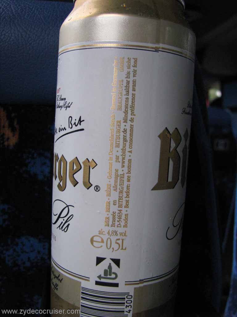 200: Carnival Splendor, Baltic Cruise, Berlin, Bitburger Premium Pils