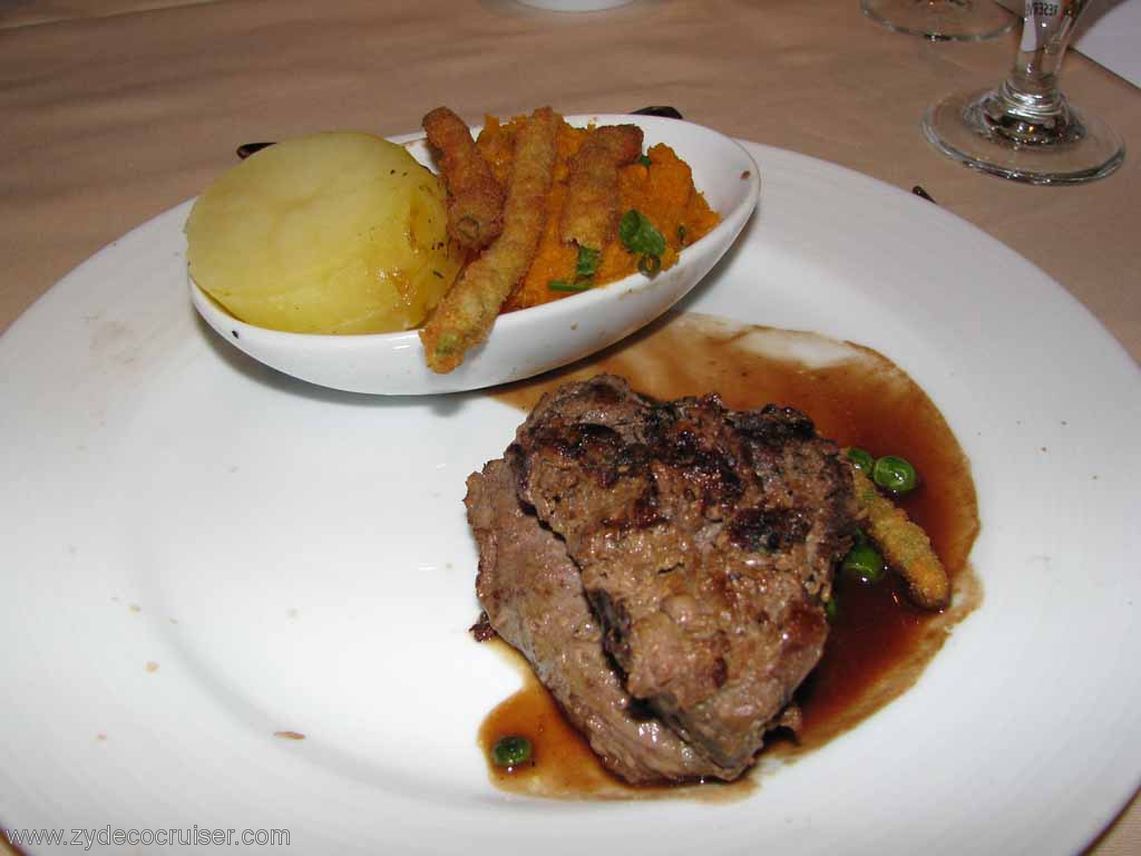 Grilled Filet Mignon, Carnival Splendor