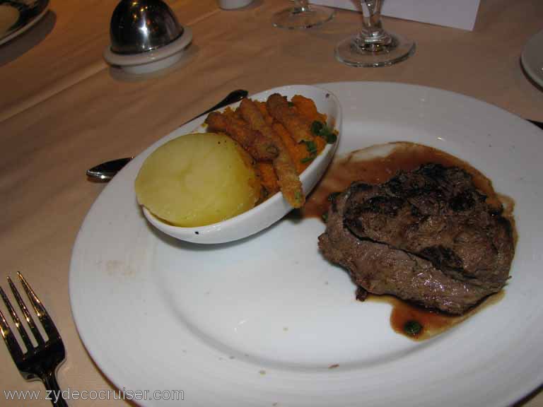 209: Carnival Splendor, Baltic Cruise, Berlin, MDR Dinner, Grilled Filet Mignon