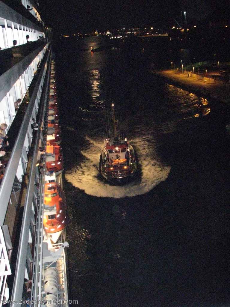 230: Carnival Splendor, Baltic Cruise, Warnemunde, Fireboat showing off