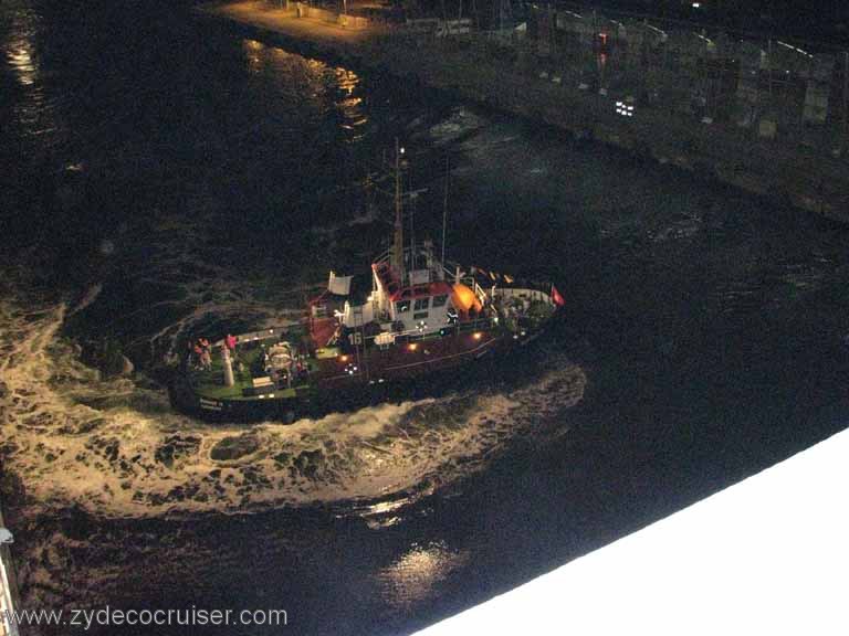 231: Carnival Splendor, Baltic Cruise, Warnemunde, Fireboat showing off