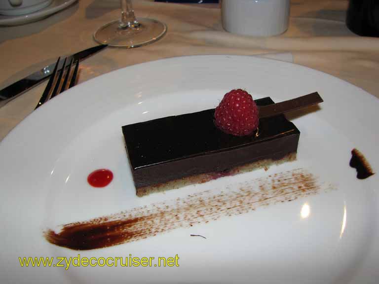 142: Carnival Splendor, 3 Day, Sea Day, MDR Dinner, Chocolate Pate